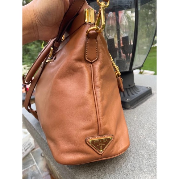 Prada Bn1862 Sughero Soft Calf Leather Frame Handbag/purse (pu1300 - Picture 5 of 12